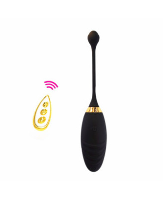 Oeuf vibrant noir avec 10 modes de vibration et 6 vitesses par mode 